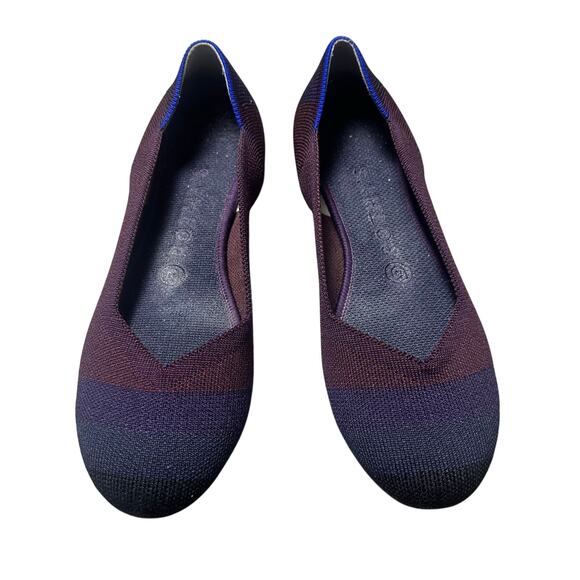 Rothy’s The Flat Cabernet Stripe - Picture 1 of 9